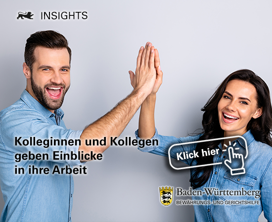 Kolleginnen und Kollegen geben Einblicke in ihre Arbeit