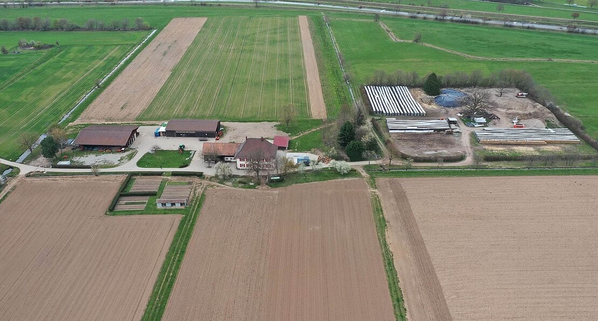 Luftbild der Außenstelle Emmendingen